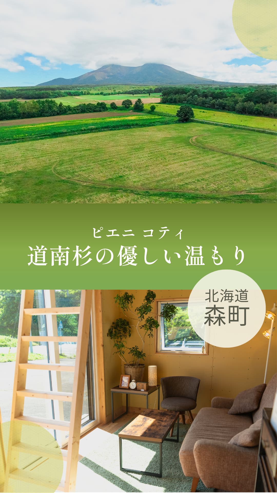 道南杉のタイニーハウスの外観